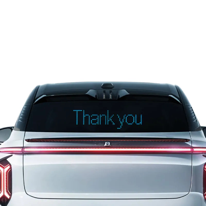 64 x 20 Pixel Programmable Flexible LED Matrix Display Sign Bluetooth Devil Eyes, Car Decor, Remote Control Stick on