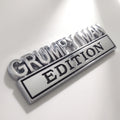 Grumpy Man Edition Chrome Emblem - Novelty Car Truck Boat Golf Cart Badge (Copy)