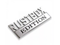 Rust Box Edition Custom Chrome Emblem - Novelty Car/Golf Cart Badge