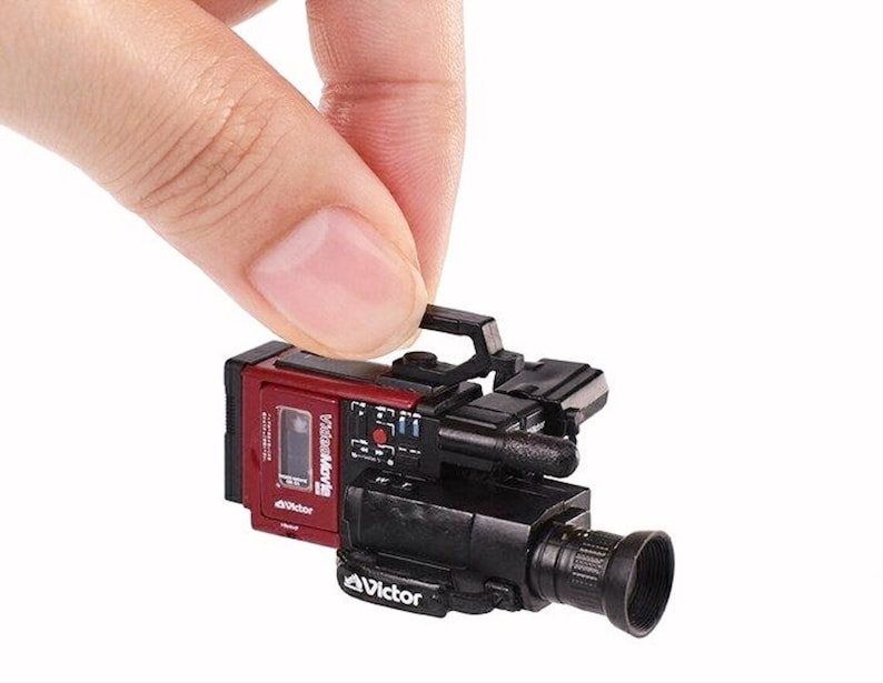 Dollhouse Camcorder Miniature JVC GRC-1 Retro VHS-C Video Camera Victor Classic