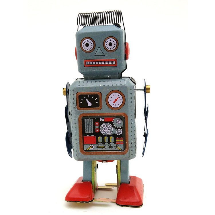 Retro Vintage Style Windup Robot Toy