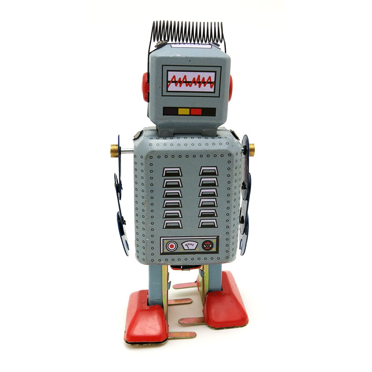 Retro Vintage Style Windup Robot Toy