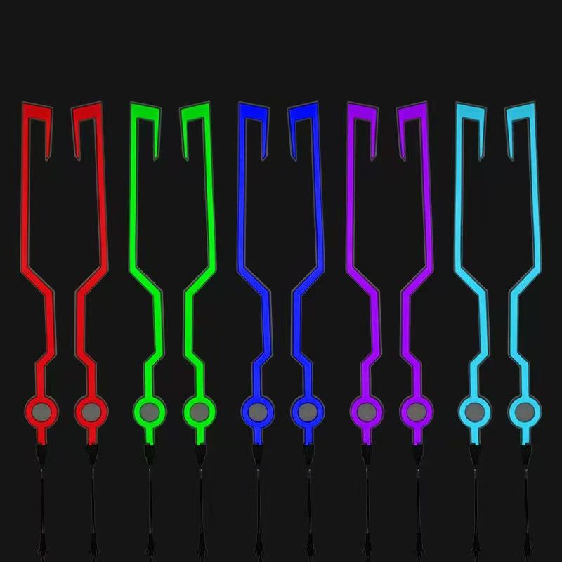 Universal EL Cold Light Strip Kit for Helmets, Vehicles, Costumes and Models– 4 Mode Waterproof Neon LED Safety Tape – 9 Colors