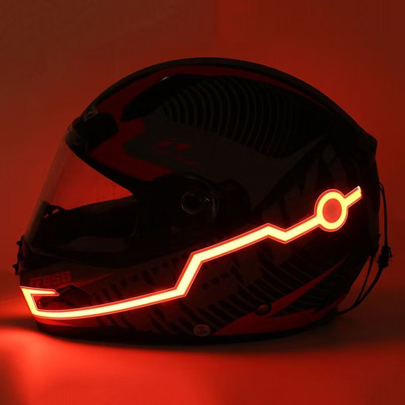 Universal EL Cold Light Strip Kit for Helmets, Vehicles, Costumes and Models– 4 Mode Waterproof Neon LED Safety Tape – 9 Colors