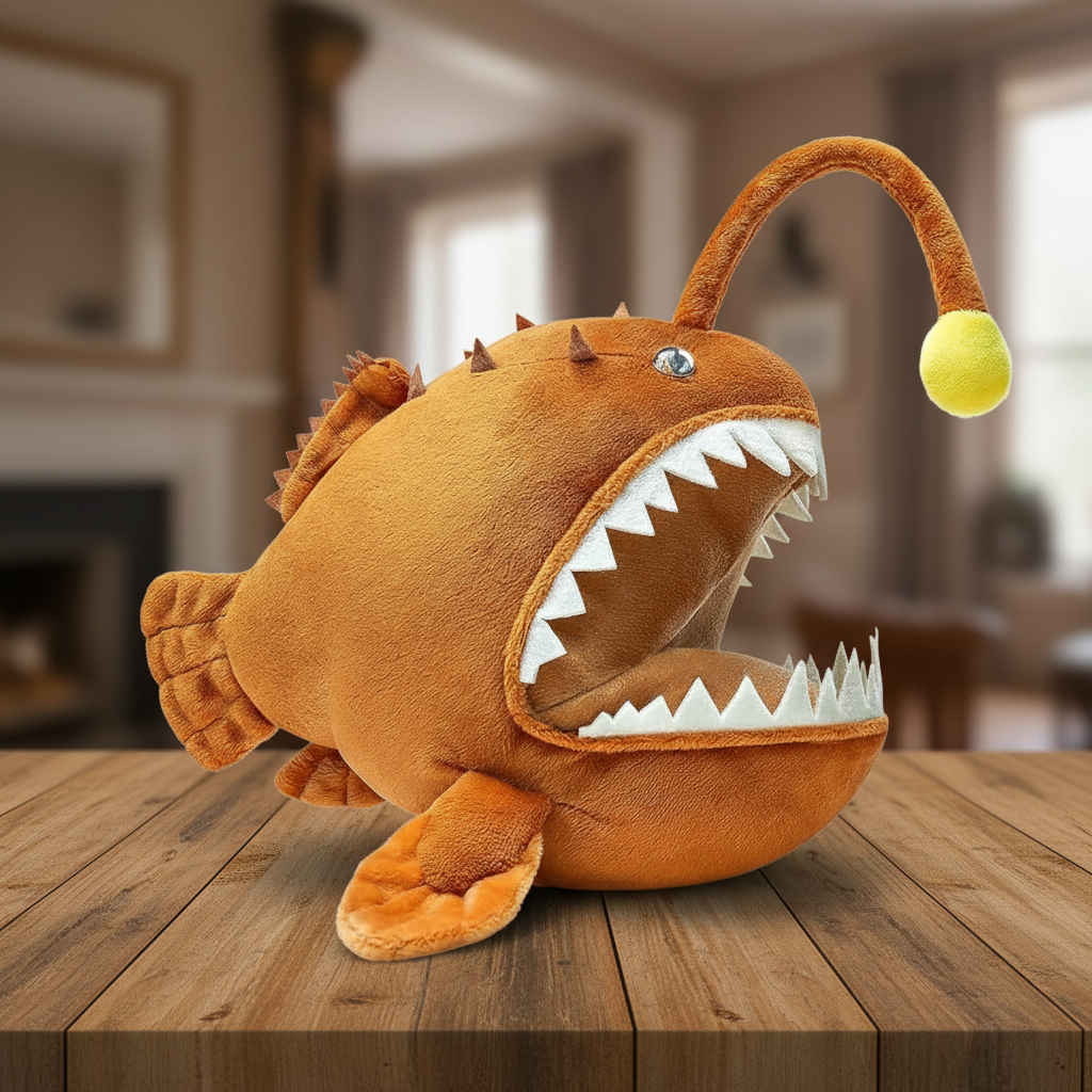 Deep Sea Anglerfrish Soft Stuffed Plushie Toy Doll