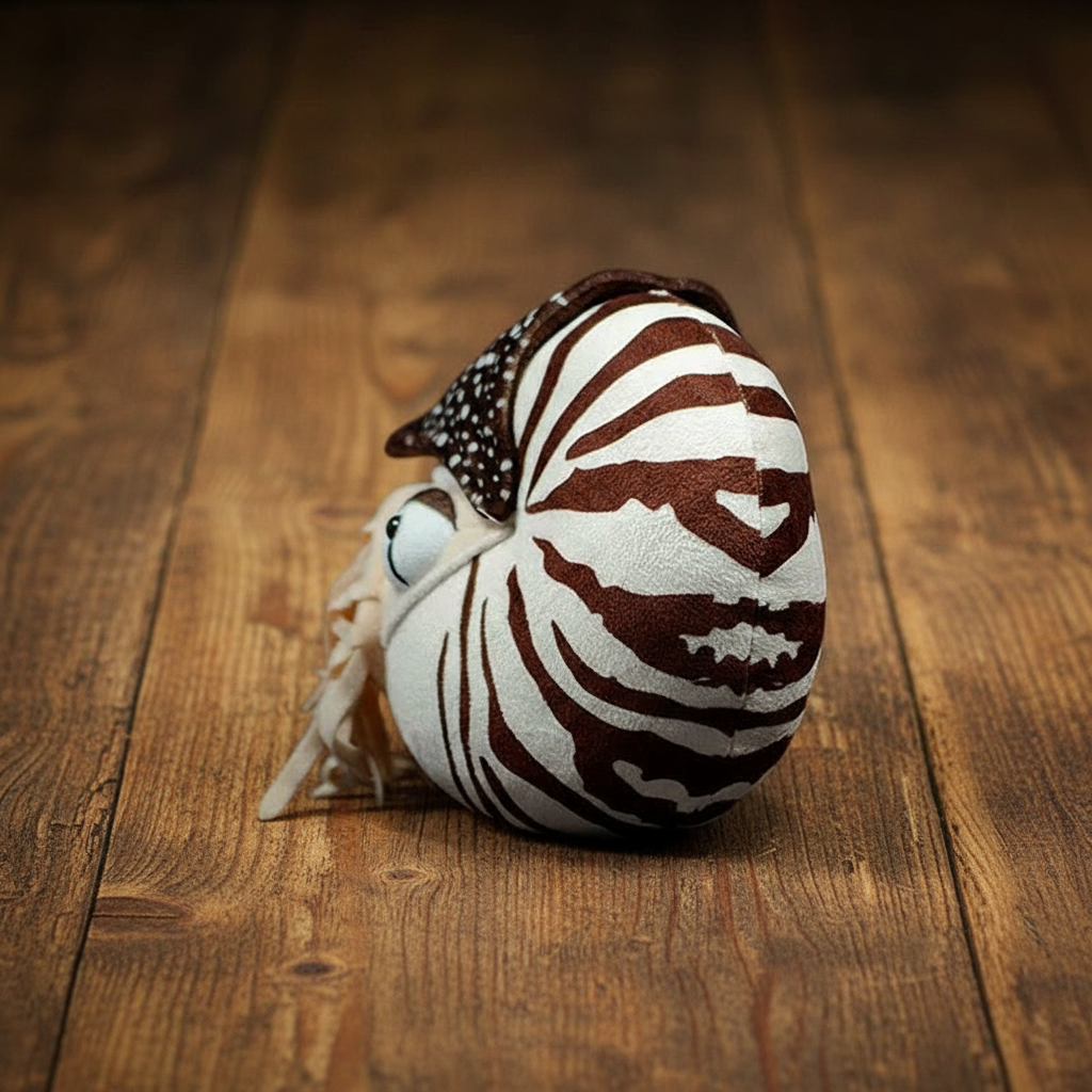 Chambered Nautilus Stuffed Soft Plushie Toy Doll