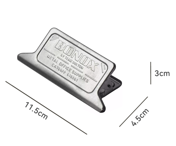 Retro Industrial Metal Clip Brass and Colors Vintage Industrial Document Clamp, Chip Bag-Clip