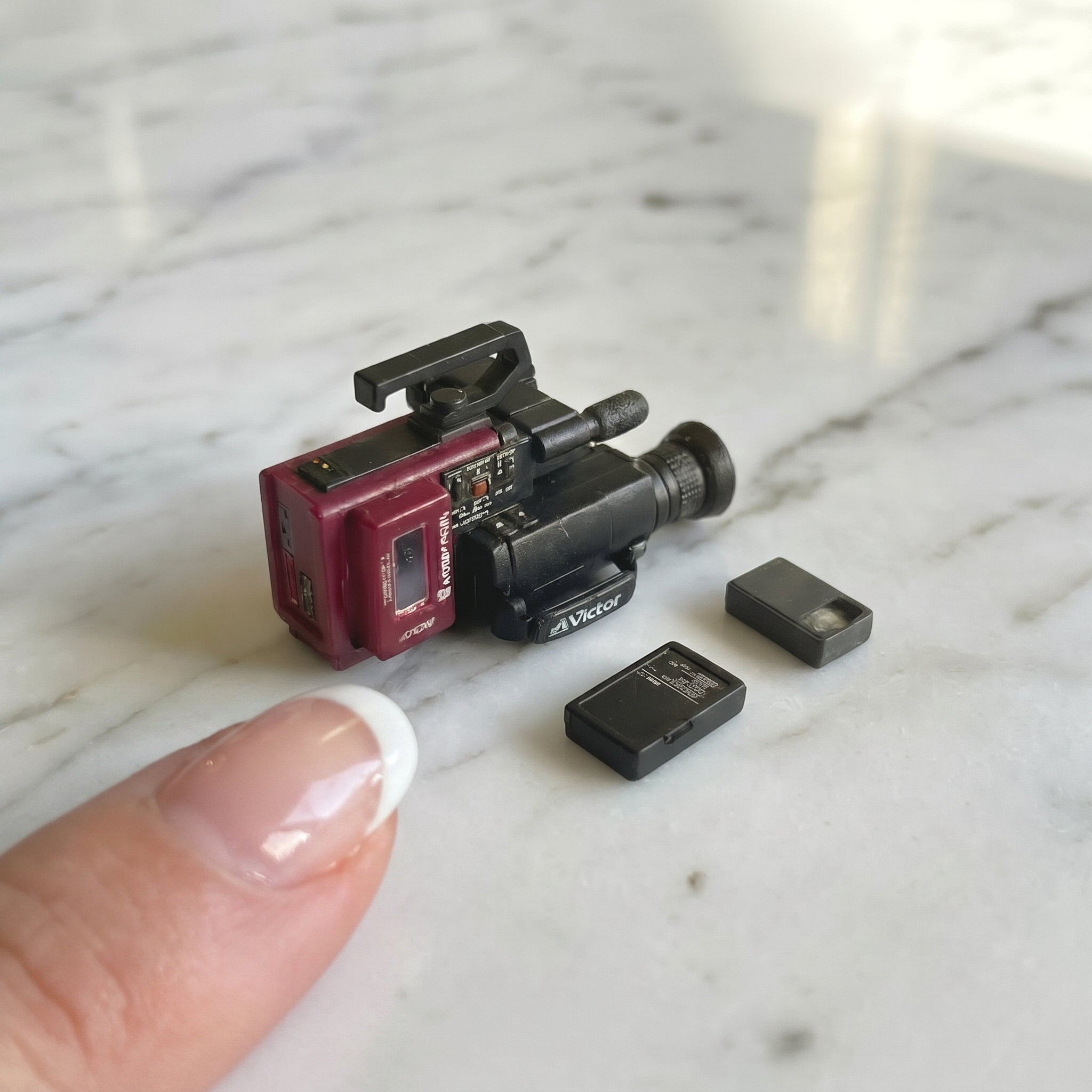 Dollhouse Camcorder Miniature JVC GRC-1 Retro VHS-C Video Camera Victor Classic