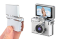 Mini Digital Selfie Camera with Flip Screen 1080P HD, Retro Keychain Camera