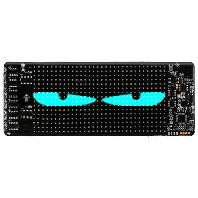Programmable LED Matrix Panel: 32x16 Pixel Bluetooth Animated Display (7 inches)