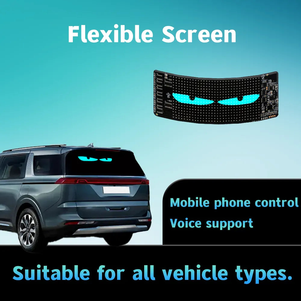 Programmable LED Matrix Panel: 32x16 Pixel Bluetooth Animated Display (7 inches)